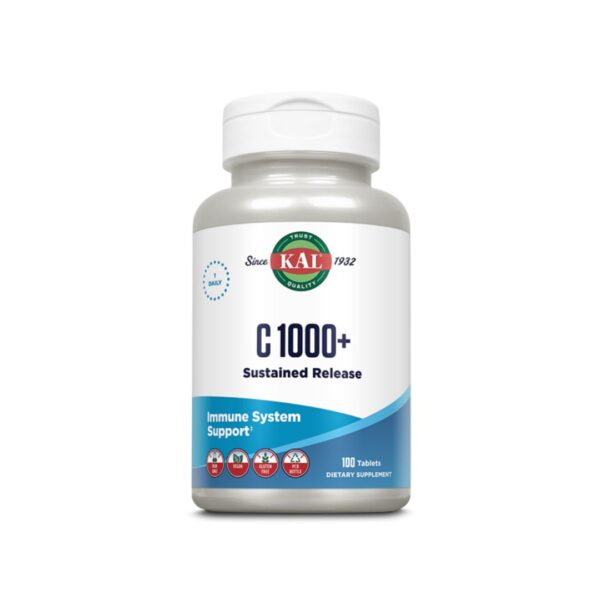 KAL Vitamin C 1000+ S.R. 100 tableta