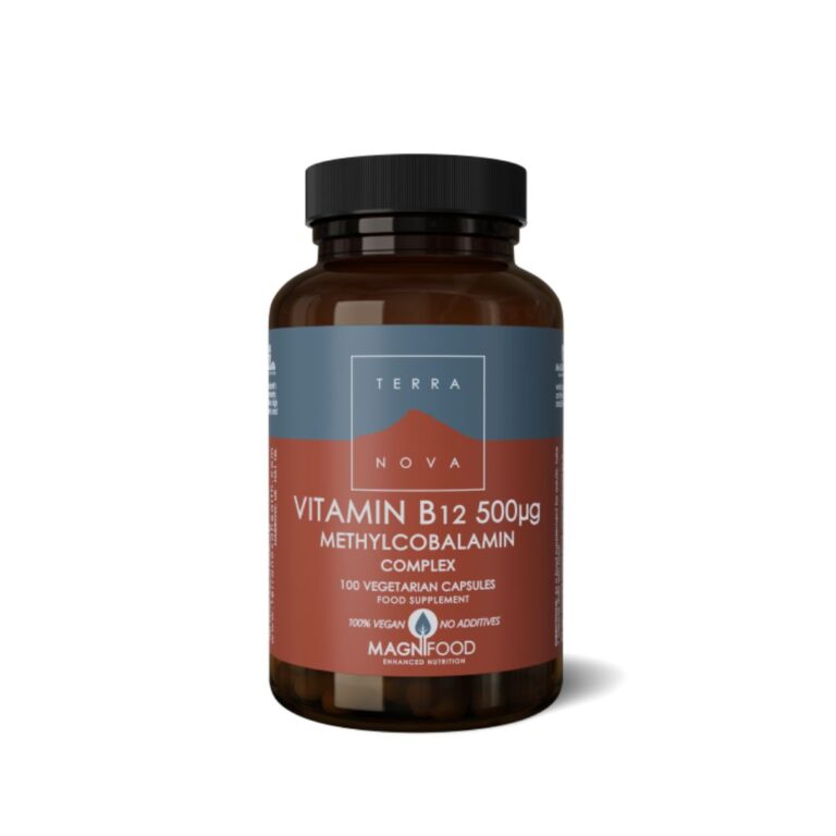 Terranova Vitamin B12 500 μg metilkobalamin kompleks 100 kapsula
