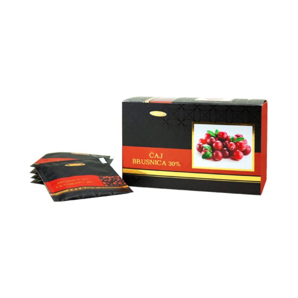 biofarm Brusnica čaj 30% 20 filter vrećica