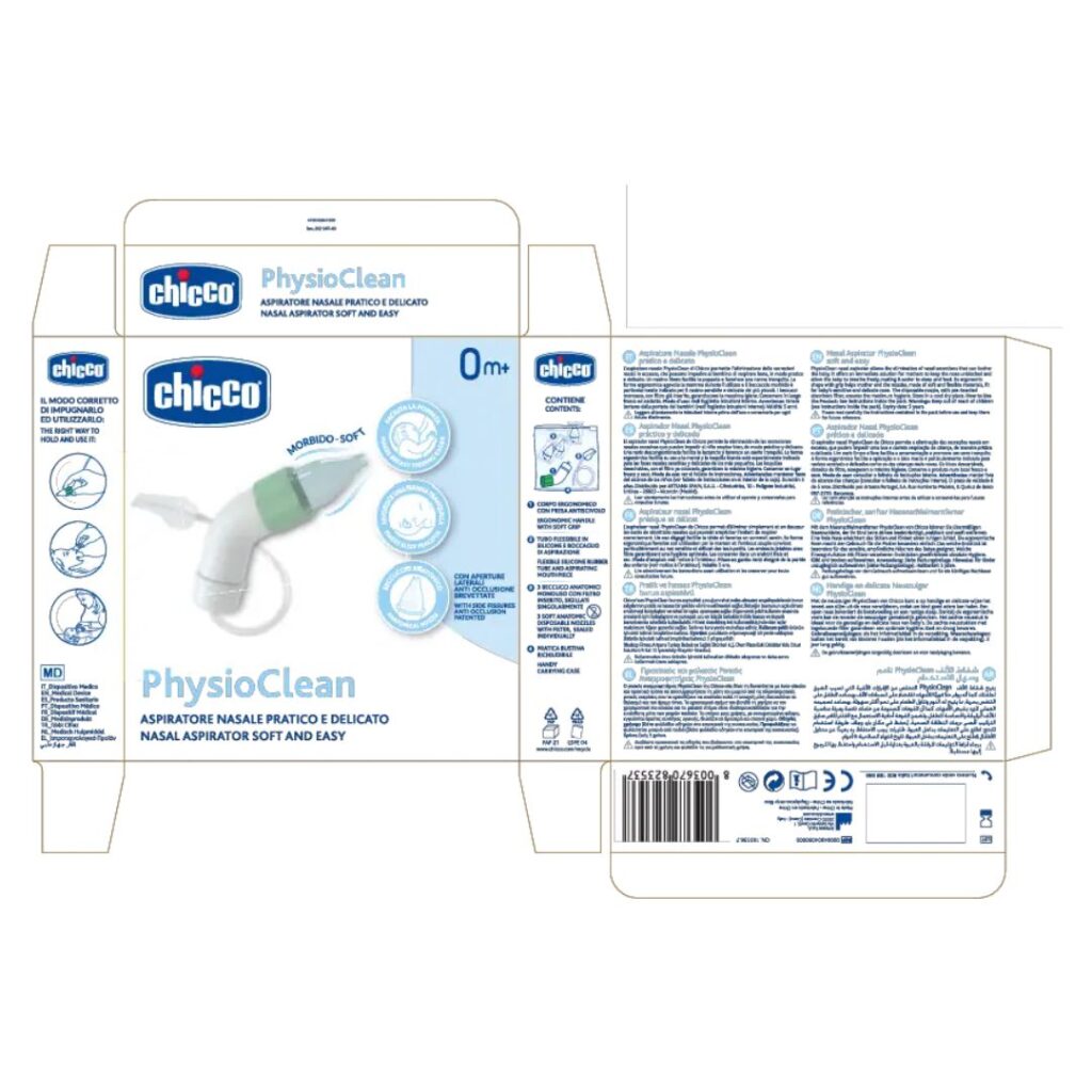 chicco PhysioClean aspirator za čišćenje nosa (2)