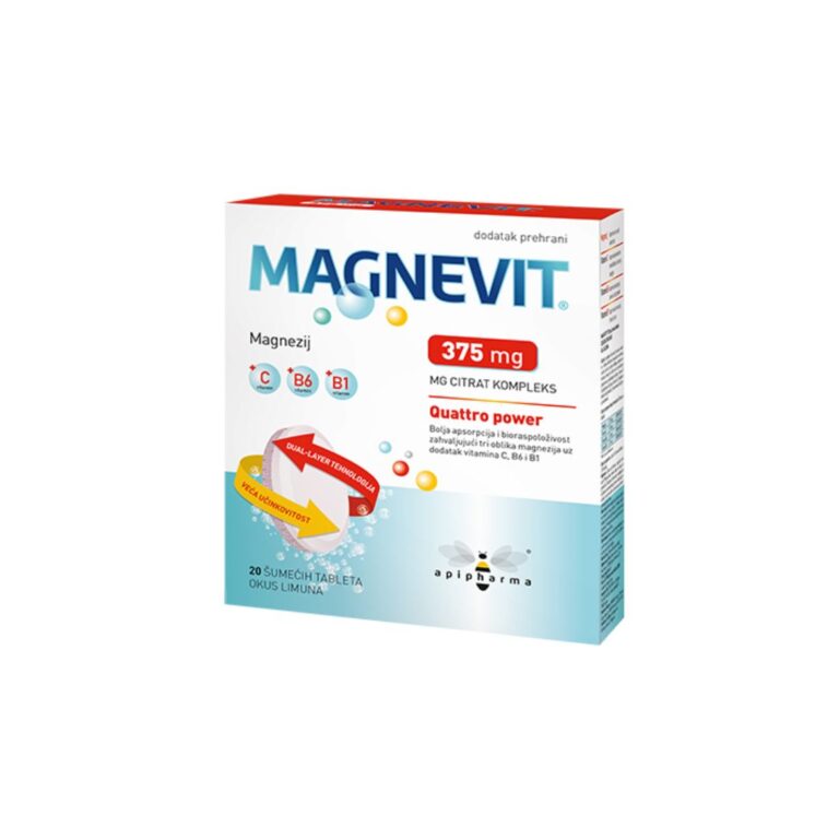 APIPHARMA Magnevit 375mg 20 šumećih