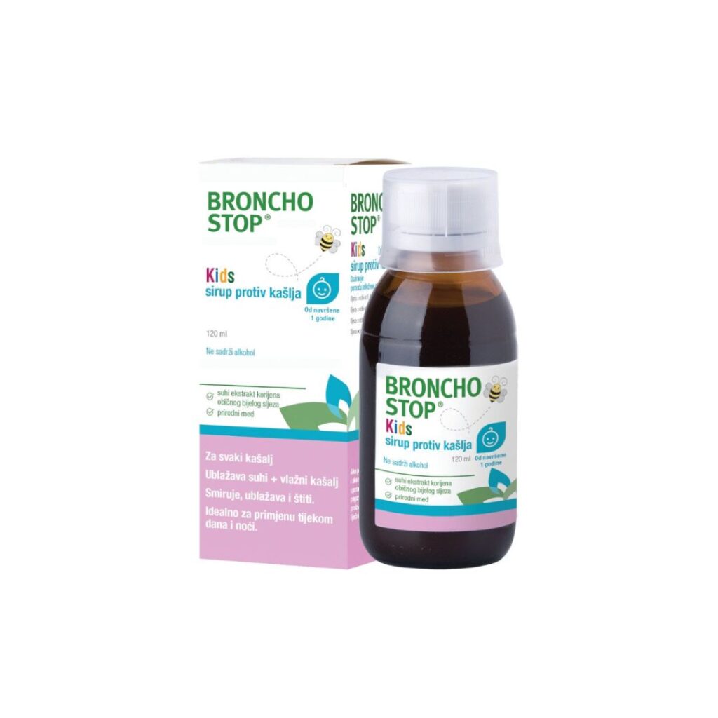 BRONCHOSTOP Kids sirup protiv kašlja 120 ml