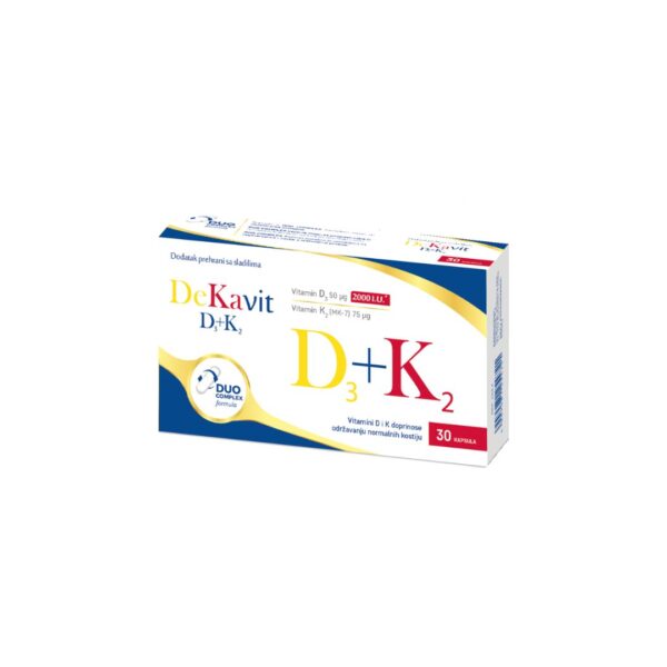 DeKavit D3+K2 30 kapsula