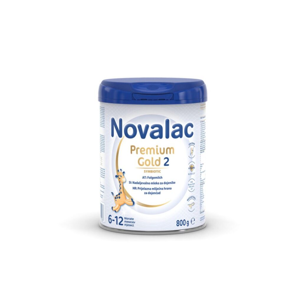 Novalac Premium Gold 2 Prijelazna mliječna hrana za dojenčad 800 g