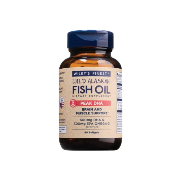 Wiley’s Finest Fish Oil PEAK DHA 60 kapsula