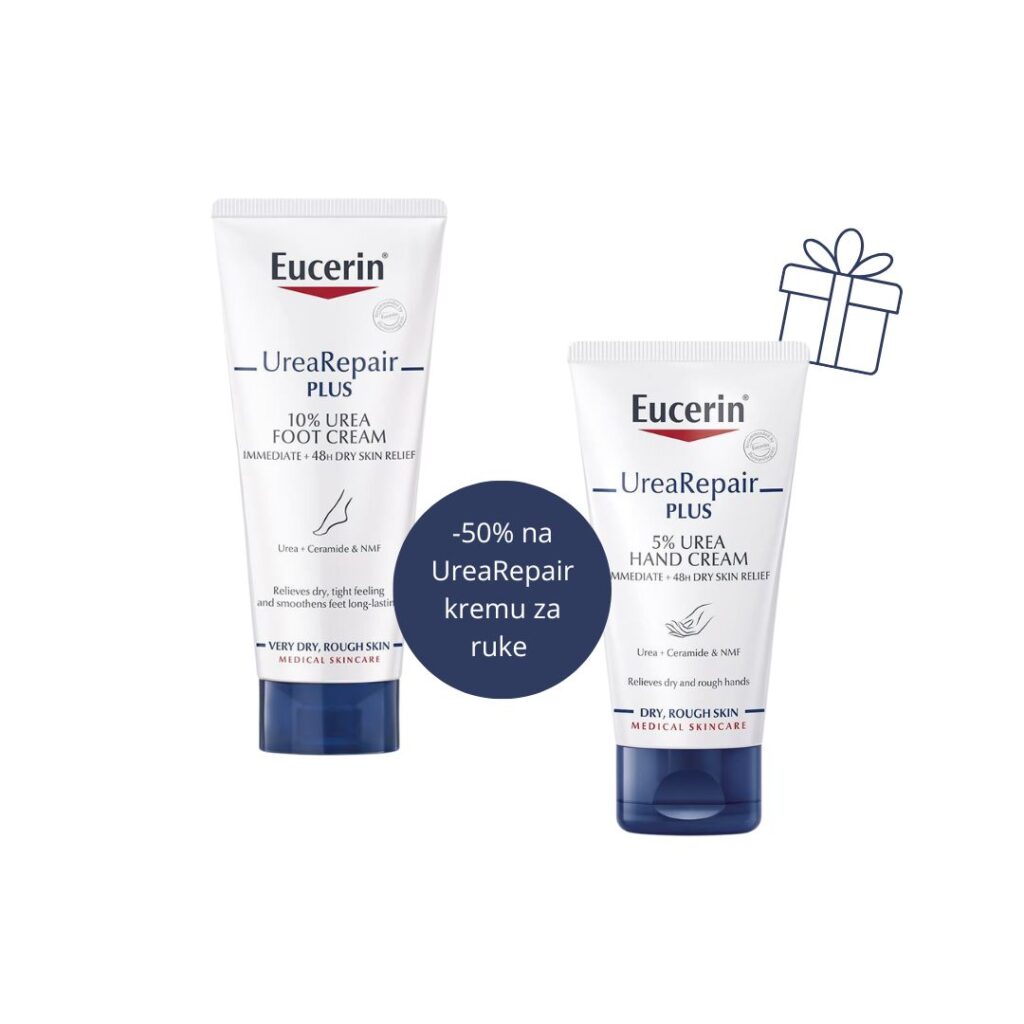 Eucerin UreaRepair krema za njegu stopala + krema za ruke PROMO pakiranje