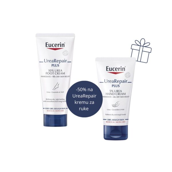 Eucerin UreaRepair krema za njegu stopala + krema za ruke PROMO pakiranje