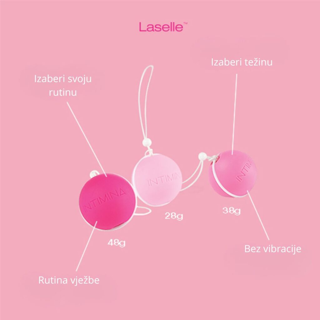 INTIMINA Laselle utezi za vježbanje mišića zdjeličnog dna (2)