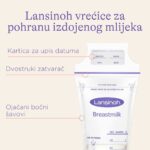 Lansinoh Vrećice za čuvanje i zamrzavanje izdojenog mlijeka 25 komada (4)