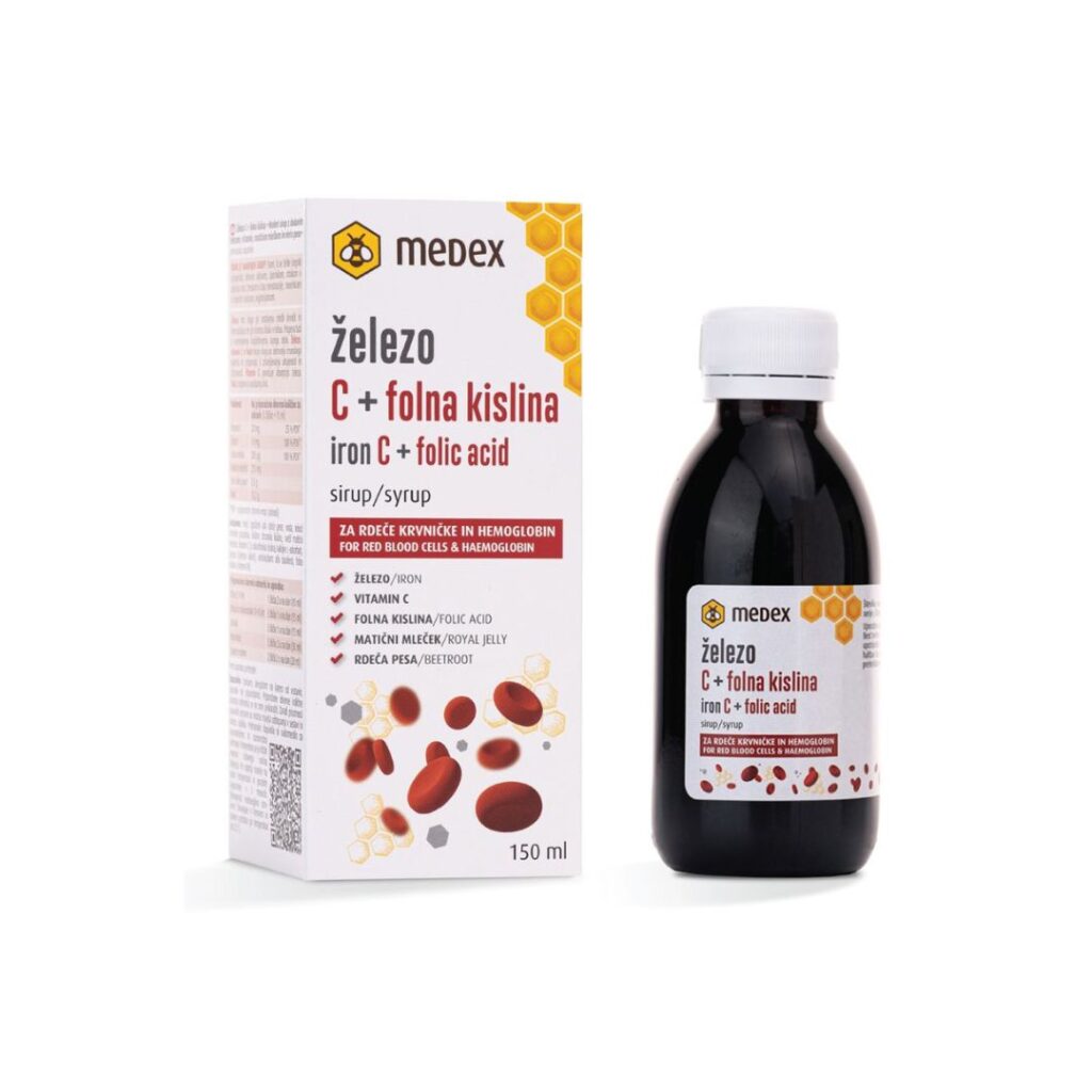 Medex Željezo C + folna kiselina sirup 150ml