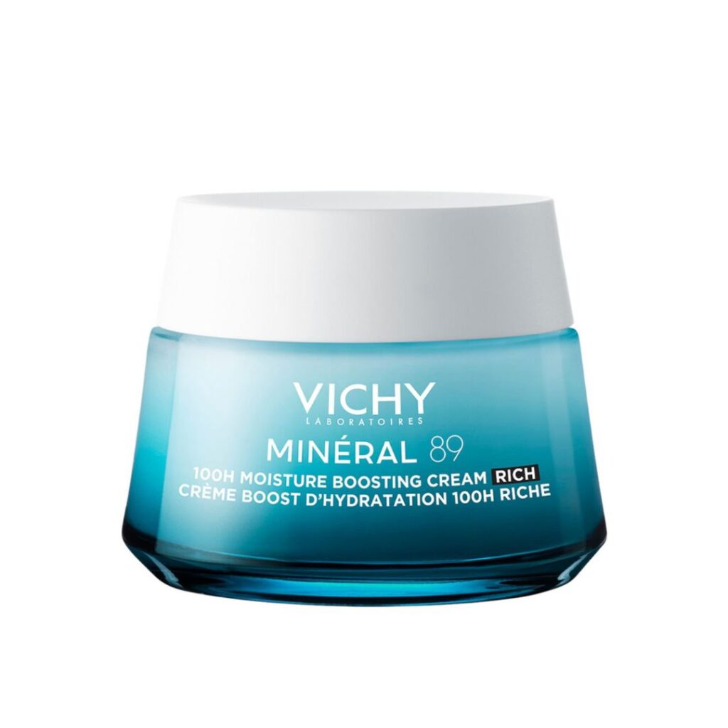 VICHY Mineral 89 Krema za intenzivnu hidraciju tijekom 100 sati za sve suhu do vrlo suhu kožu 50 ml