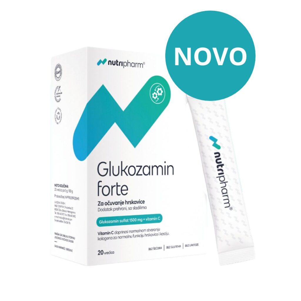 nutripharm Glukozamin forte 20 vrećica