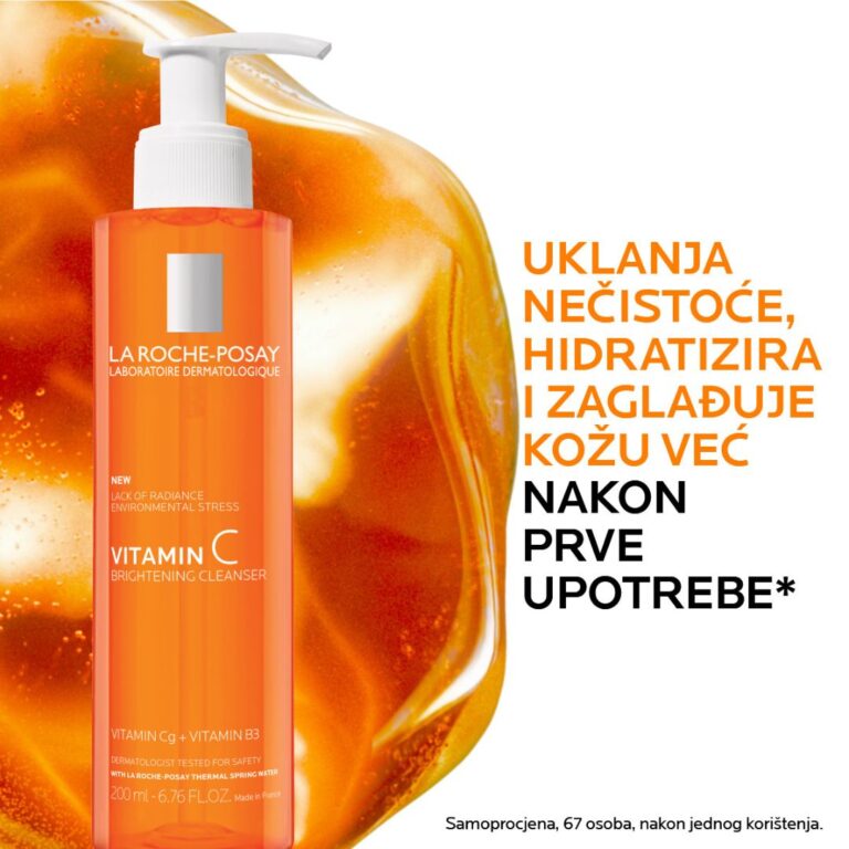 LA ROCHE POSAY Gel za čišćenje lica s Vitaminom C 200ml (1)