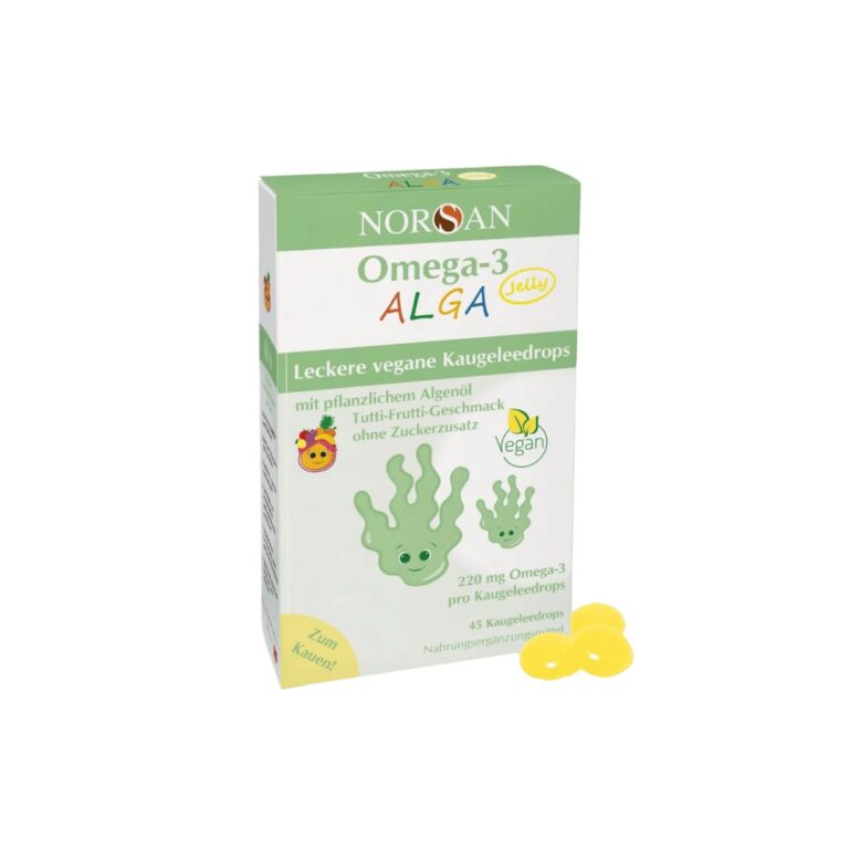 NORSAN Omega 3 ALGA 45 žele bombona