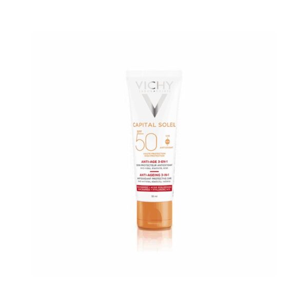 VICHY Capital Soleil Krema za zaštitu od sunca s Anti age efektom SPF50+ 50 ml (1)
