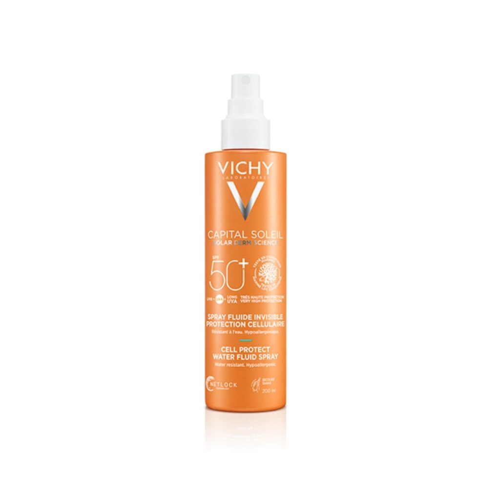 VICHY Capital Soleil Vodeni fluid u spreju za zaštitu stanica kože SPF 50 200 ml (1)