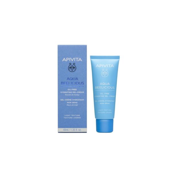 APIVITA AQUA BEELICIOUS hidratantna gel krema lagane teksture 40 ml