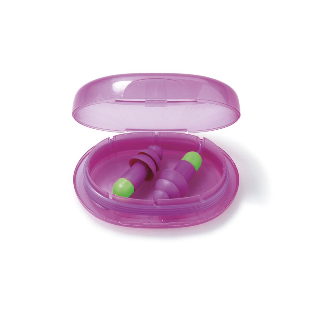 Gumeni čepići za uši s vezicom 2 čepića