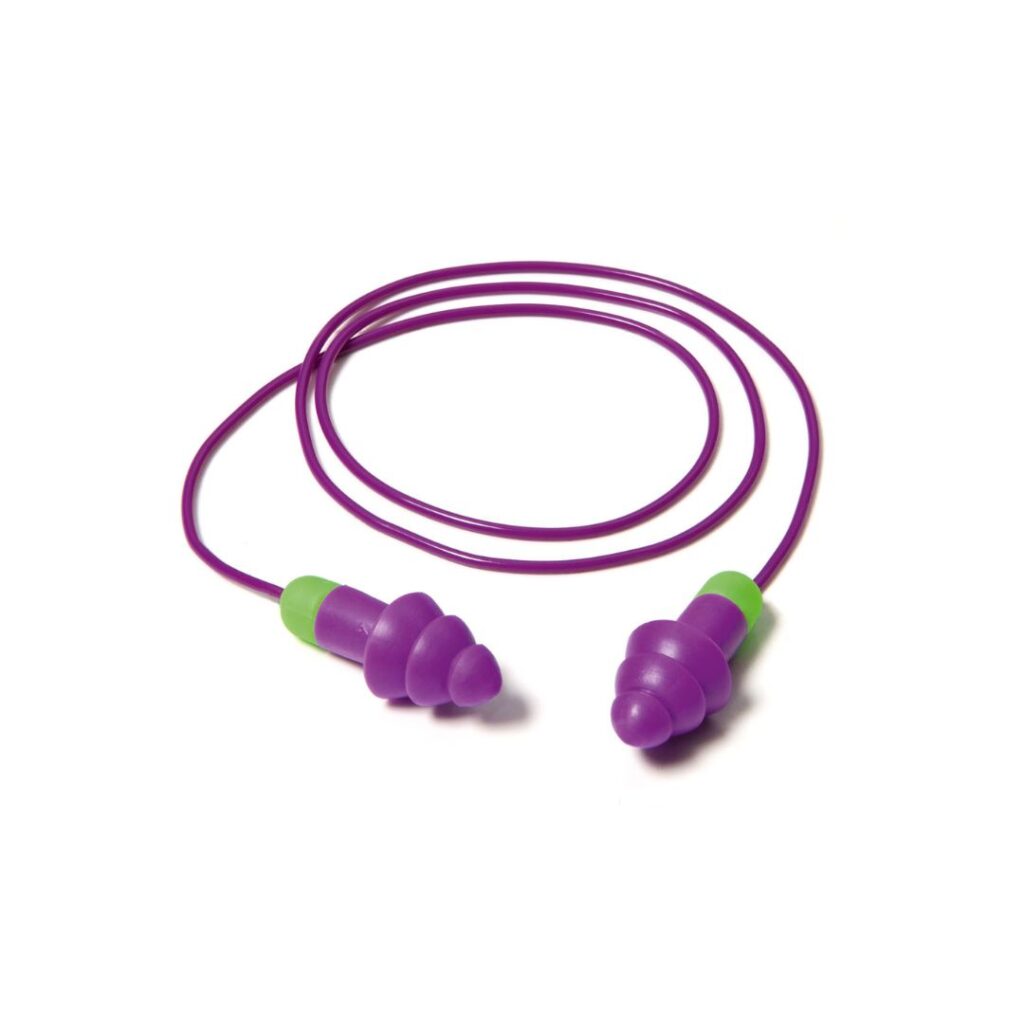 Gumeni čepići za uši s vezicom 2 čepića (2)