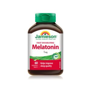 Jamieson Melatonin 1 mg 60 sublingvalnih tableta (1)