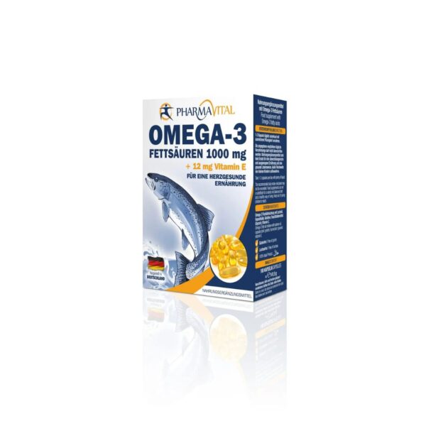 PharmaVital Omega 3 1000 mg + Vitamin E 12 mg 100 kapsula