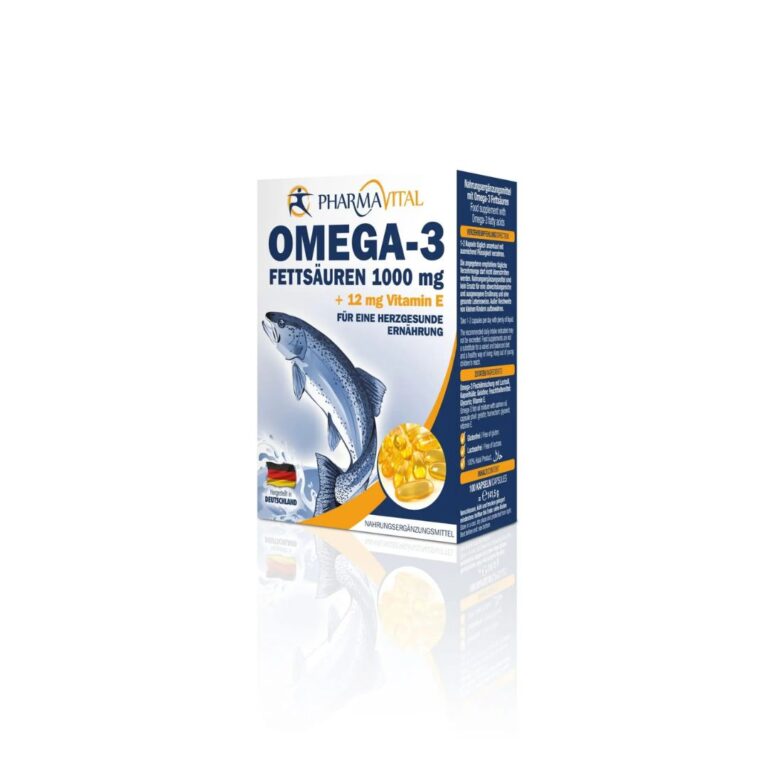 PharmaVital Omega 3 1000 mg + Vitamin E 12 mg 100 kapsula