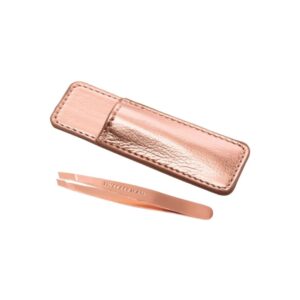 TWEEZERMAN mini pinceta s kosim vrhom Rose gold i Etui